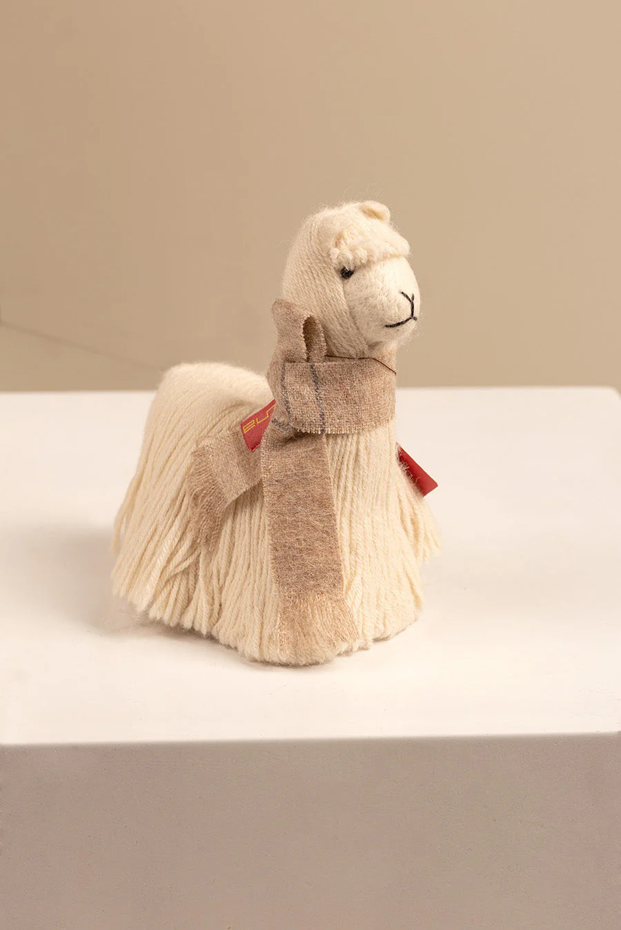 Peluche Rawa Grande De Baby Alpaca Color Ecru - Image 7