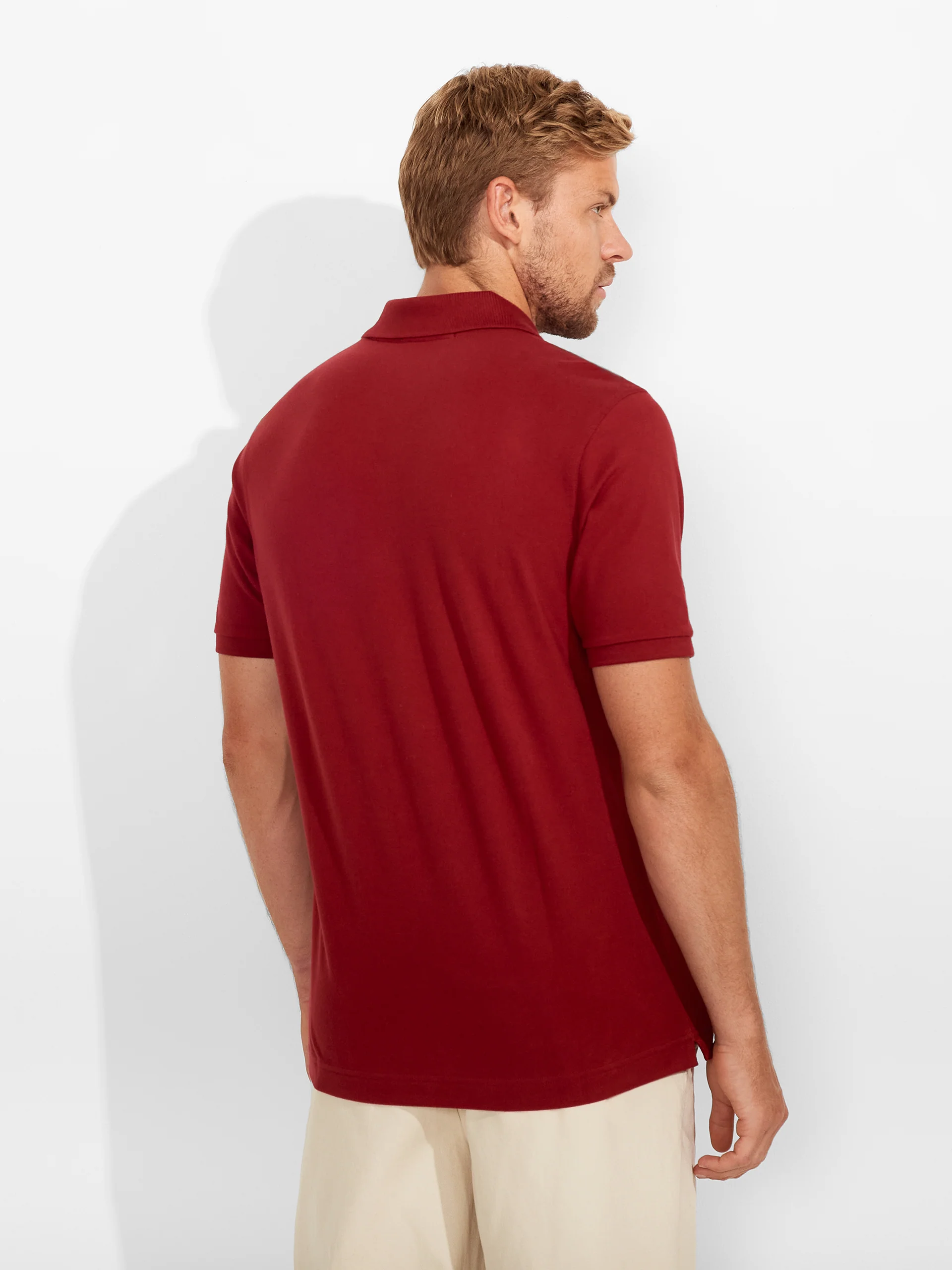 Polo Weinsberg De Algodón Pima Color Guinda - Image 3