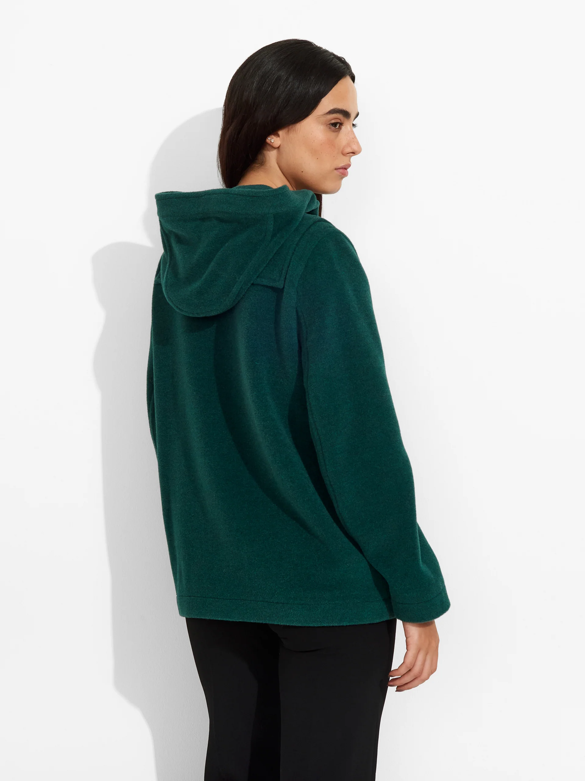 Saco Ziggy De Baby Alpaca Y Lana Color Verde - Image 3