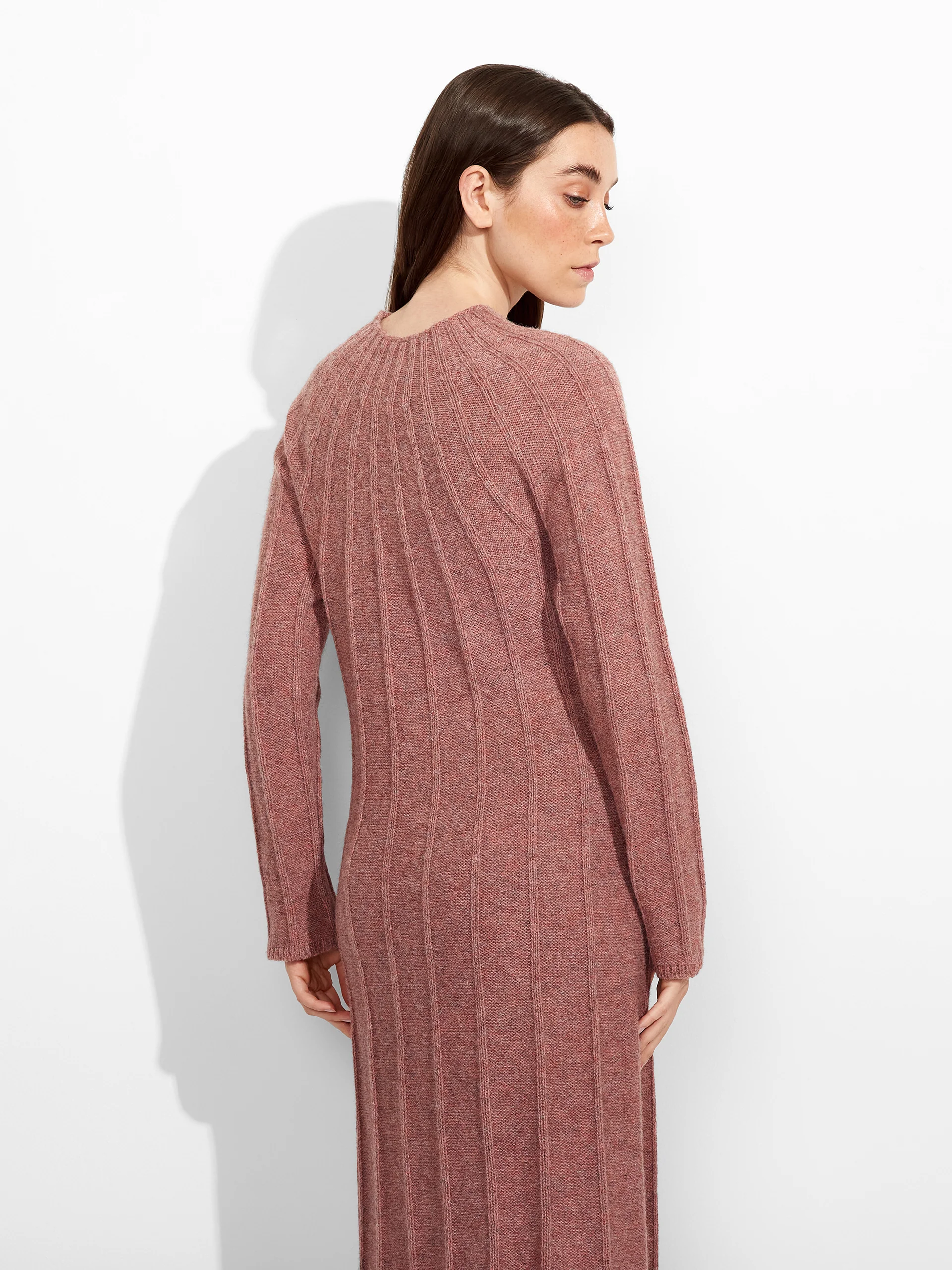Vestido Zephir De Baby Alpaca Color Rosado - Image 3